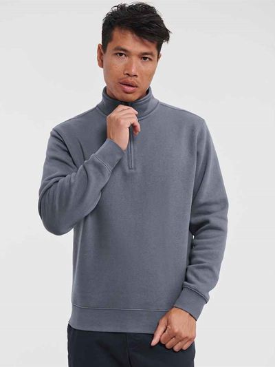 Russell Athletic Authentic Zip Neck Sweatshirt
