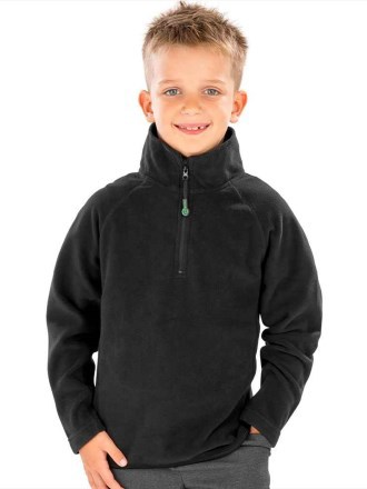 Result Recycled Kids Zip Neck Micro Fleece