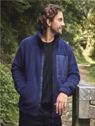 Ravine Unisex Full Zip Borg Fleece Jacket