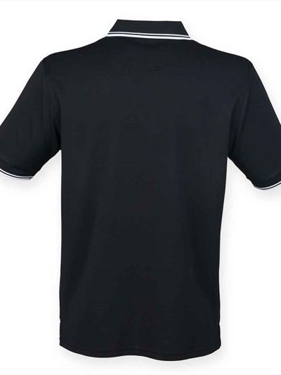 Henbury Coolplus® Tipped Polo Shirt