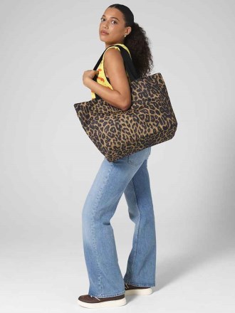 BagBase Leopard Print Carryall Tote Bag
