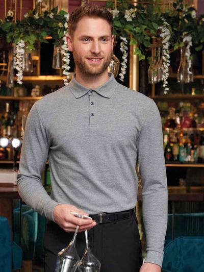Brook Taverner Frederick Long Sleeve Polo Shirt