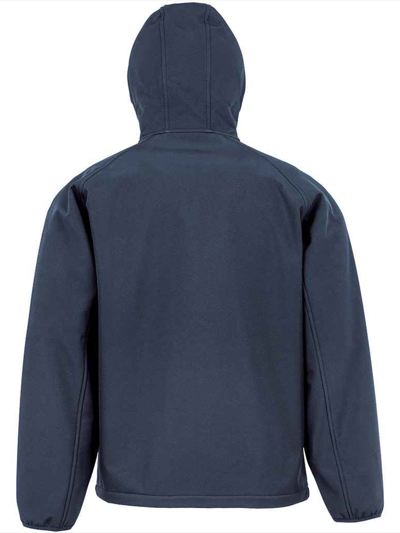 Result Recycled Three Layer Printable Hooded Soft Shell Jacket