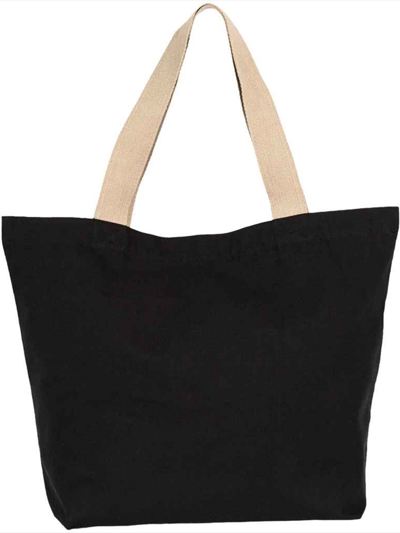 Kimood Large Recycled Flat-Bottom Shopping Bag