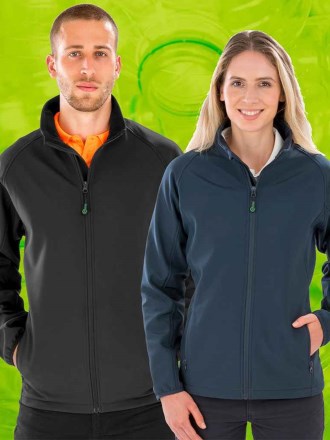 Result Recycled Ladies Printable Soft Shell Jacket