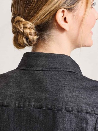 Premier Ladies Jeans Stitch Denim Shirt