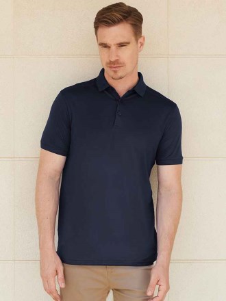 Henbury Slim Fit Stretch Microfine Piqué Polo Shirt