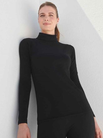 SF Clothing Ladies Feel Good Stretch Roll Neck T-Shirt