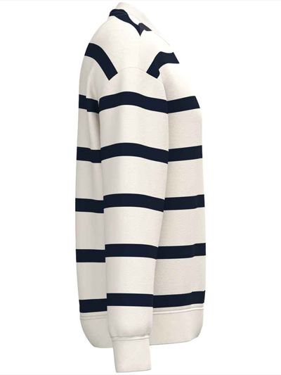 Native Spirit Unisex Striped Crew Neck Sweatshirt