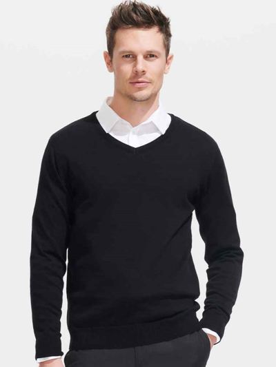 SOL'S Galaxy Cotton Acrylic V Neck Sweater
