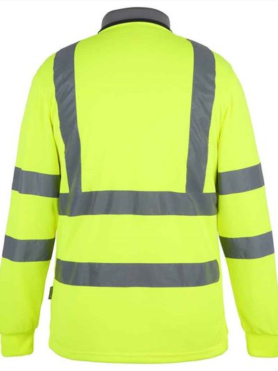 Regatta High Visibility Pro Contract Long Sleeve Polo Shirt