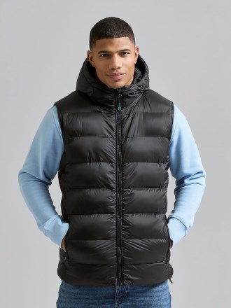 Solitude recycled hooded bodywarmer