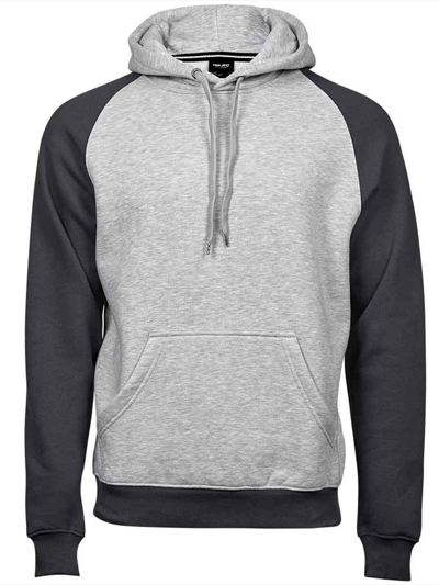Tee Jays Two Tone Raglan Hooded Sweatshirt