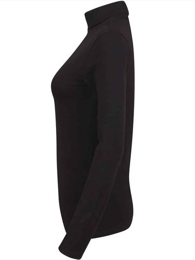 SF Clothing Ladies Feel Good Stretch Roll Neck T-Shirt
