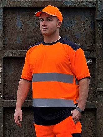 Yoko Hi-Vis Two Tone T-Shirt