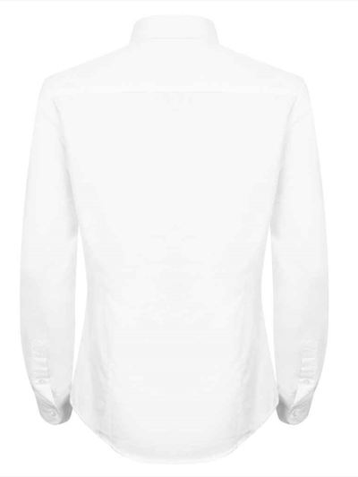 Henbury Ladies Modern Long Sleeve Regular Fit Oxford Shirt