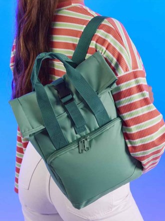 Twin Handle Roll-Top Backpack