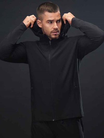 Tombo Unisex Technical Zip Through Hoodie