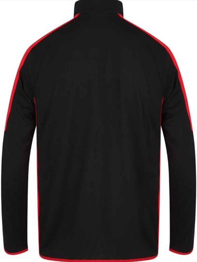 Finden + Hales Contrast Zip Neck Midlayer Top