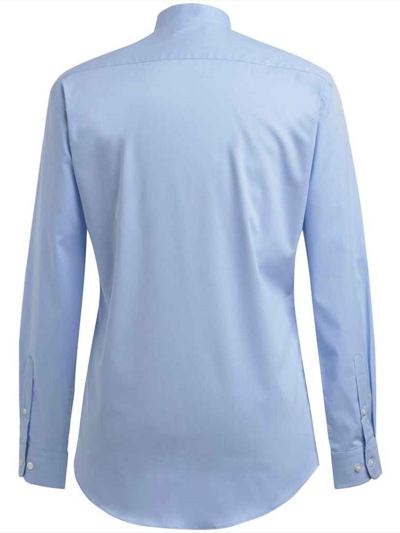 Brook Taverner Volterra Long Sleeve Grandad Collar Shirt