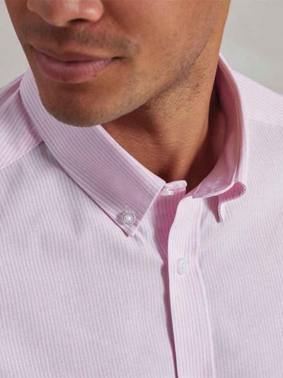 Premier Long Sleeve Striped Oxford Shirt