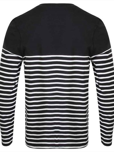 Front Row Unisex Long Sleeve Breton Striped T-Shirt