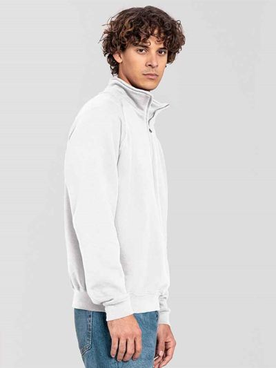 Fruit of the Loom Iconic Premium Zip Neck Sweatshirt