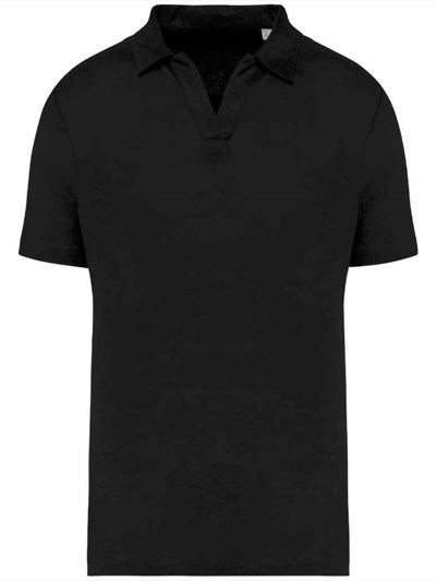 Spasso Linen Polo Shirt