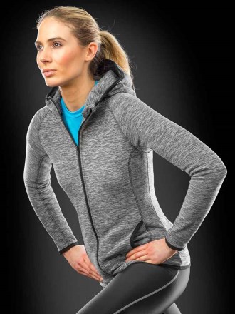 Spiro Ladies Micro Fleece Hoodie