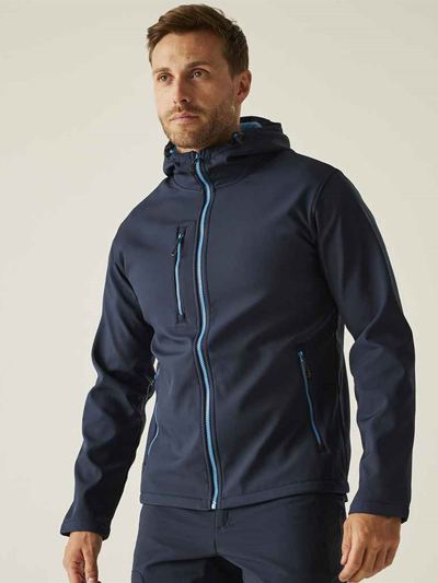 Regatta Navigate Two Layer Hooded Soft Shell Jacket