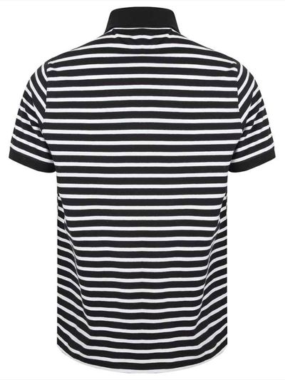 Front Row Striped Jersey Polo Shirt