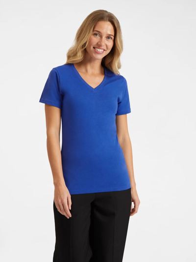 Ladies Classic V Neck T Shirt