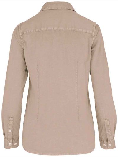 Native Spirit Ladies Washed Long Sleeve Shirt