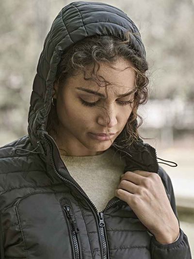 Tee Jays Ladies Crossover Hooded Jacket
