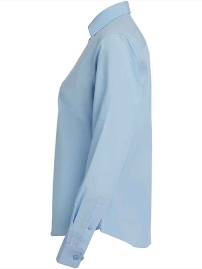 Henbury Ladies Long Sleeved Cotton Feel Coolplus® Shirt