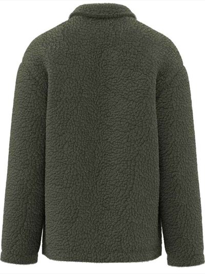 Spasso Unisex Sherpa Drop Shoulder Overshirt