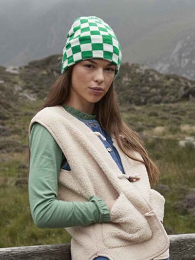 Checkerboard Beanie