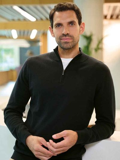 Brook Taverner Copenhagen 1/4 Zip Jumper