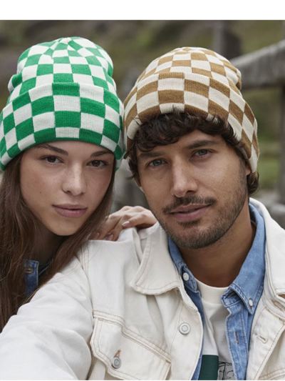 Checkerboard Beanie