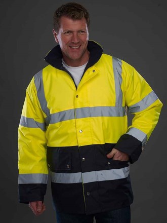 Yoko Hi-Vis Two Tone Motorway Jacket