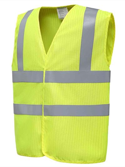 Yoko Hi-Vis Anti-Static Flame Retardant Waistcoat