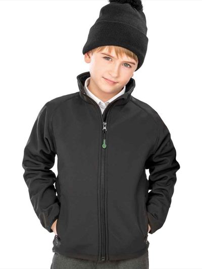 Result Recycled Kids Two Layer Printable Soft Shell Jacket