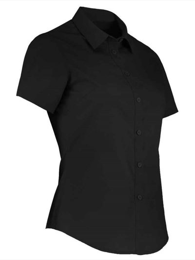 Kustom Kit Ladies Short Sleeve Tailored Poplin Shirt