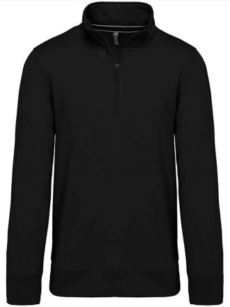 Kariban Zip Neck Sweatshirt