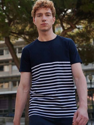 Front Row Unisex Breton Striped T-Shirt