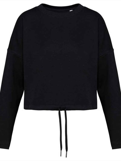 Native Spirit Ladies Oversized Cropped Sweatshirt