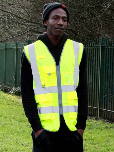 Warrior Hi-Vis Executive Waistcoat