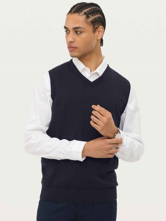 SOL'S Unisex Gentlemen Sleeveless Cotton Acrylic V Neck Sweater