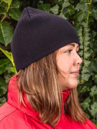 Result Cotton Knitted Beanie