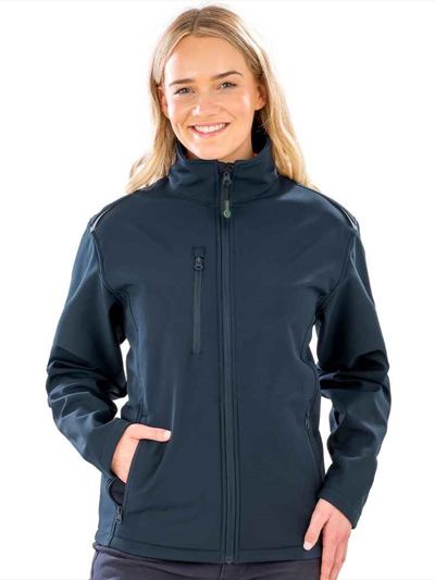 Result Recycled Ladies Three Layer Printable Soft Shell Jacket